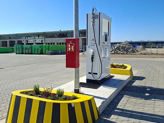 Besichtigung und Vorführung der Wasserstofftankstelle in Bernau im Rahmen der Woche des Wasserstoffs